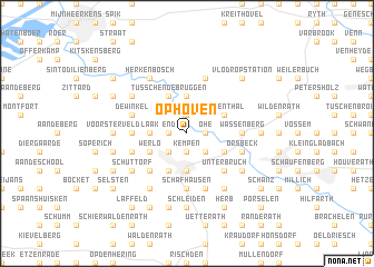 map of Ophoven
