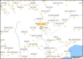 map of Opias