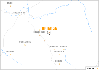 map of Opienge