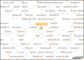 map of Opiesin