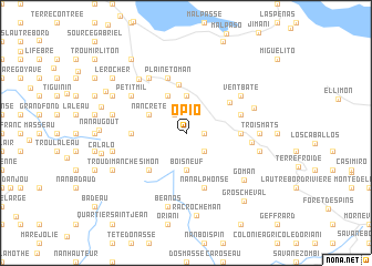 map of Opio