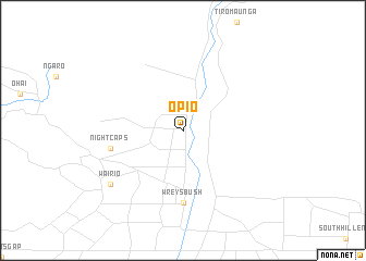 map of Opio