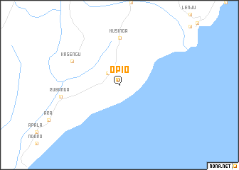 map of Opio