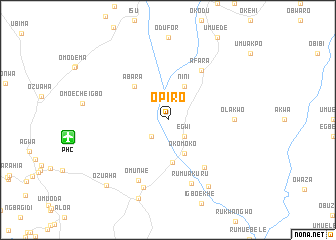 map of Opiro