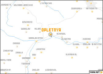 map of Opletnya