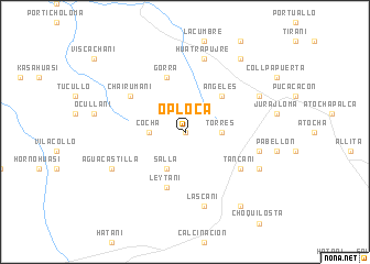 map of Oploca