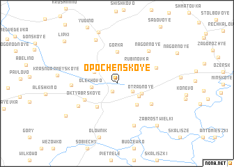 map of Opochenskoye