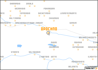 map of Opochno