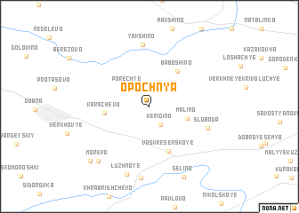 map of Opochnya