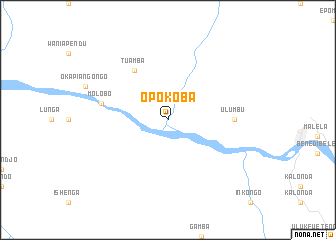 map of Opokoba