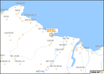 map of Opol