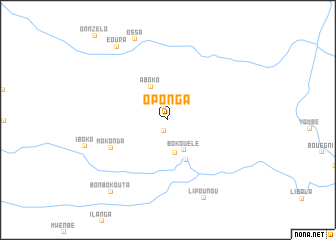 map of Oponga