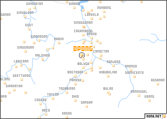 map of Opong