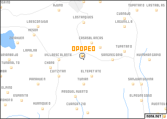 map of Opopeo