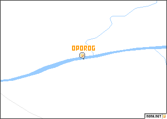 map of Oporog