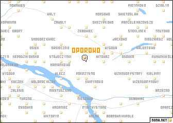 map of Oporowo