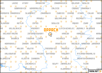 map of Oppach