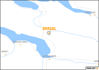 map of Oppdøl