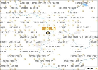 map of Oppeln