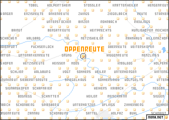 map of Oppenreute