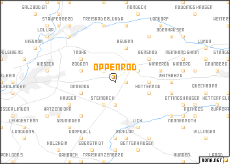 map of Oppenrod