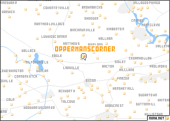 map of Oppermans Corner