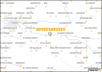 map of Oppershausen