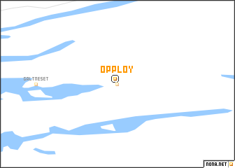 map of Oppløy