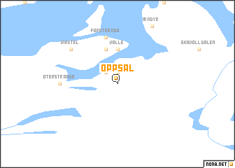map of Oppsal