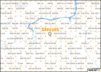 map of Oppuurs