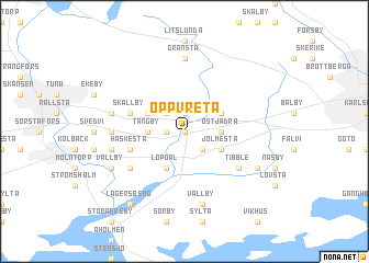 map of Oppvreta