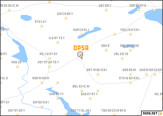 map of Opsa