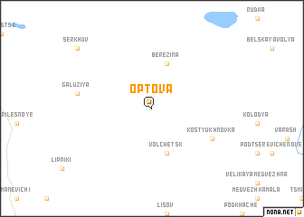 map of Optova