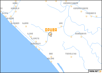 map of Opuba