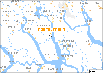 map of Opu Ekweboko