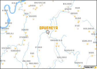 map of Opu Emeya