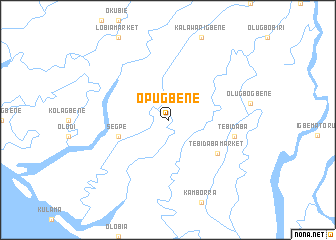map of Opugbene