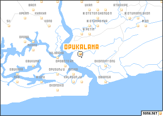 map of Opukalama