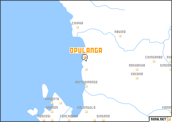 map of Opulanga