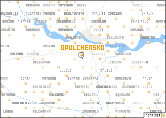 map of Opŭlchensko