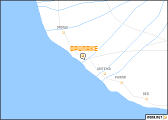 map of Opunake