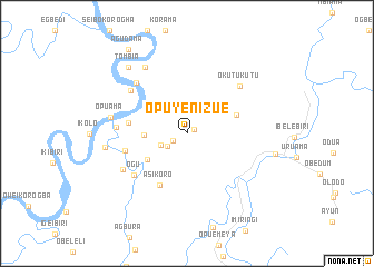 map of Opu Yenizue