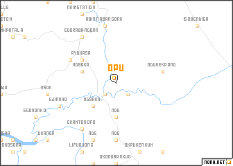 map of Opu