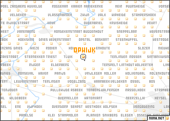 map of Opwijk