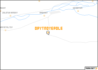 map of Opytnoye Pole