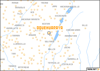 map of Oque Huaraya