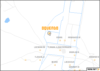 map of Oquendo