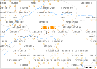 map of Oquendo