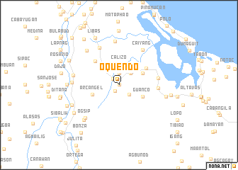 map of Oquendo