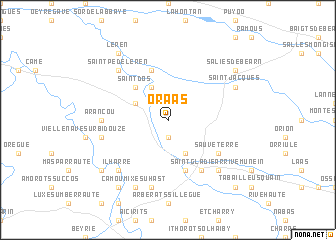 map of Oraas